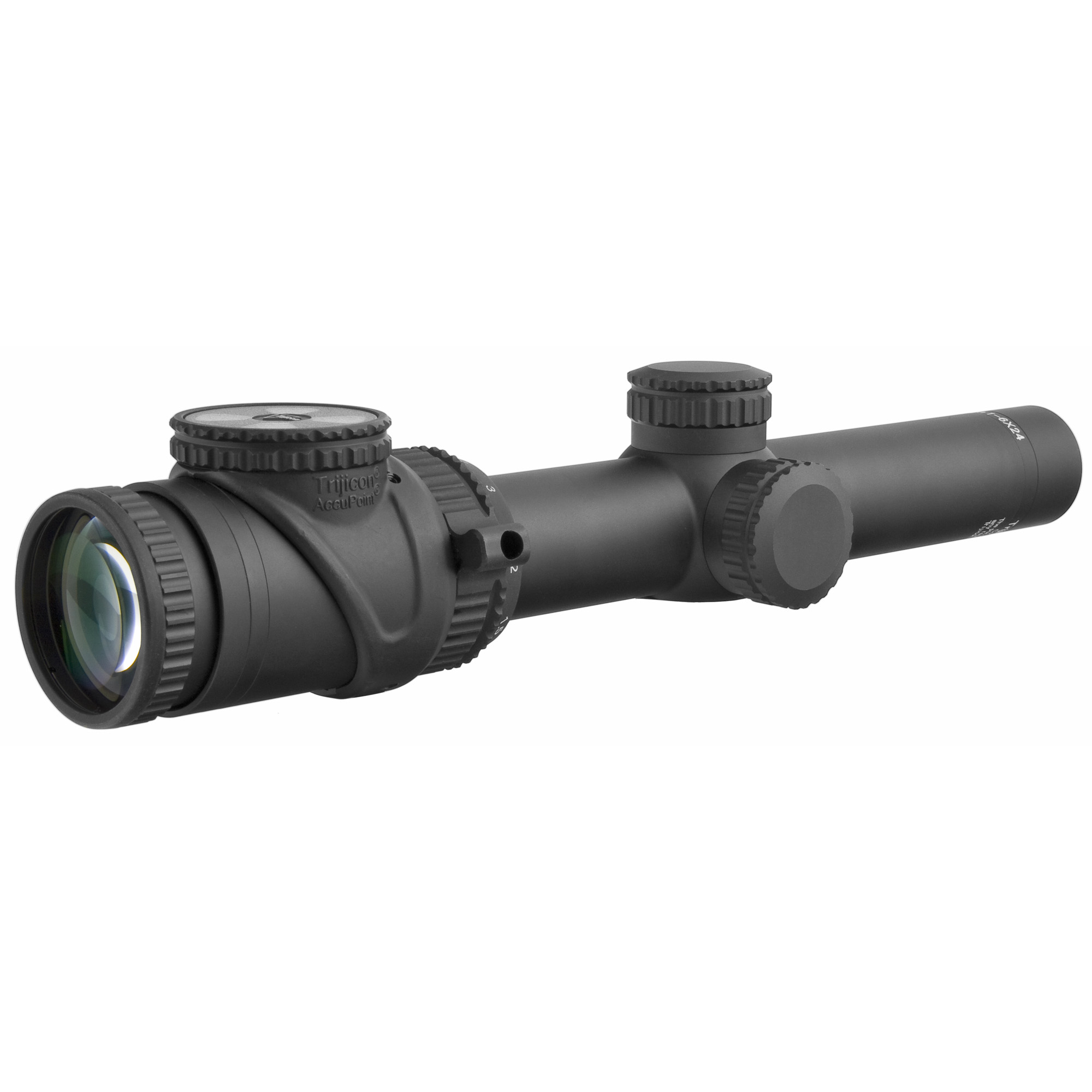 Trijicon AccuPoint 1-6x24 Riflescope 30mm German Four Crosshair Green Dot