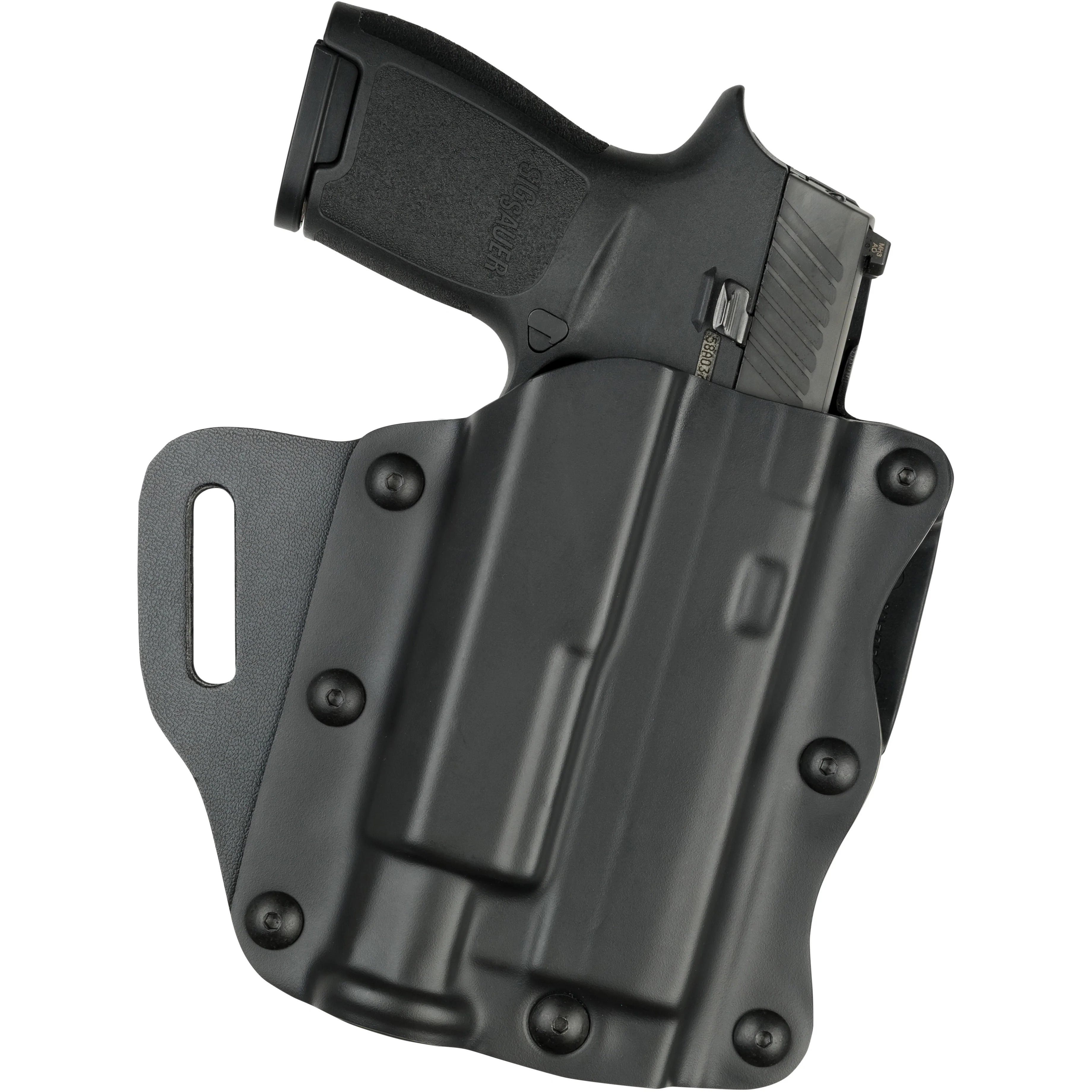 Model 557 Open-Top Belt Slide Concealment Holster for Glock 17 w/ Light - 1208458