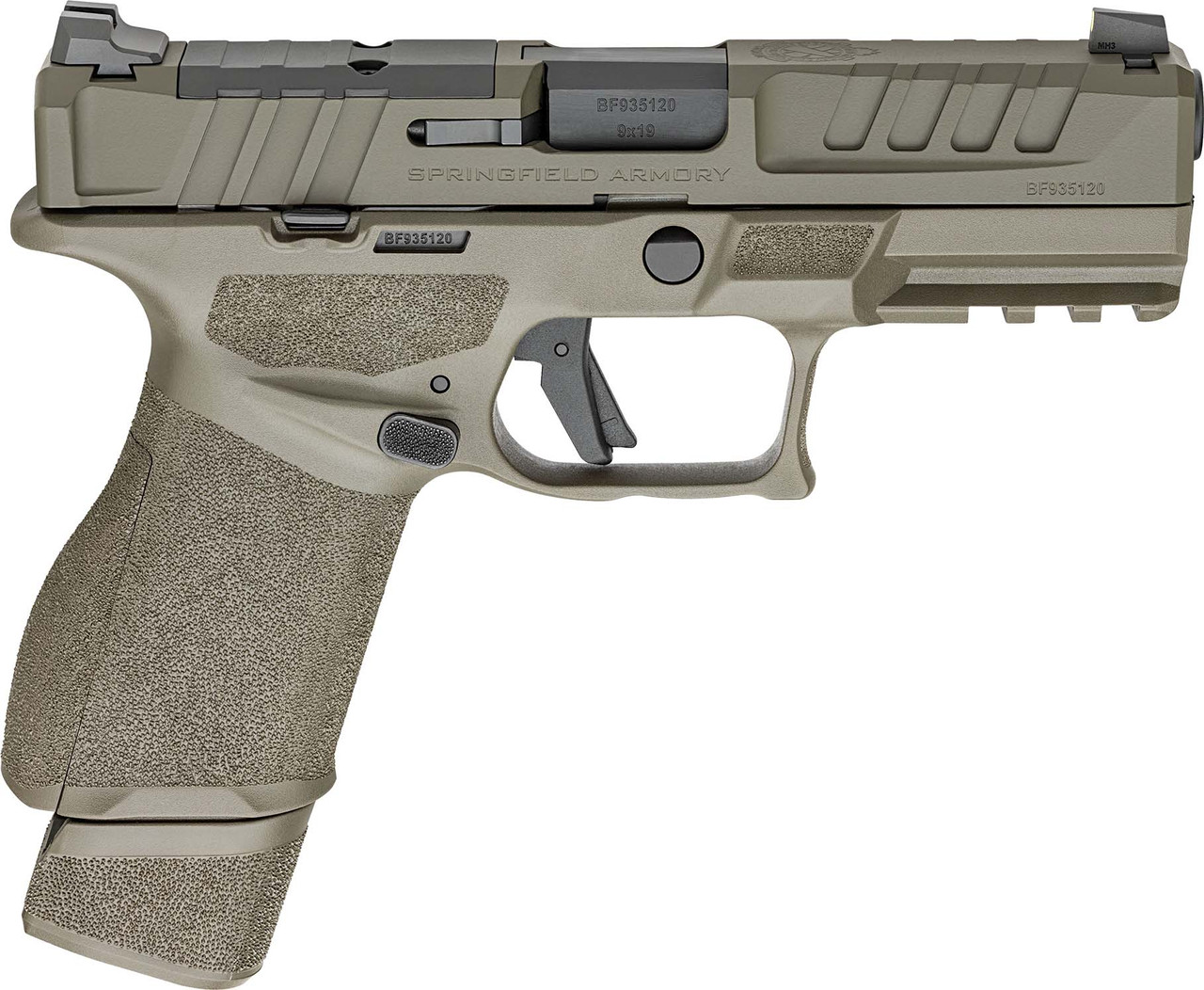 Springfield Armory Echelon 9m 9mm Luger 4 in Barrel 15+1 Od Green Cerakote