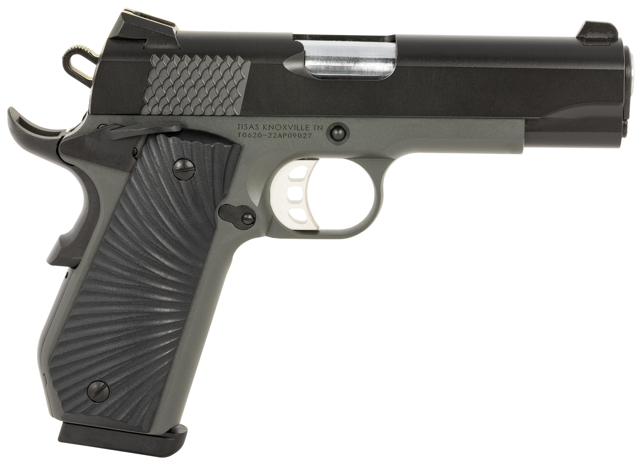 SDS Tisas 1911 Stingray Carry Pistol 45 ACP 4.25 in. Black and Dark Grey Frame 8 rd.