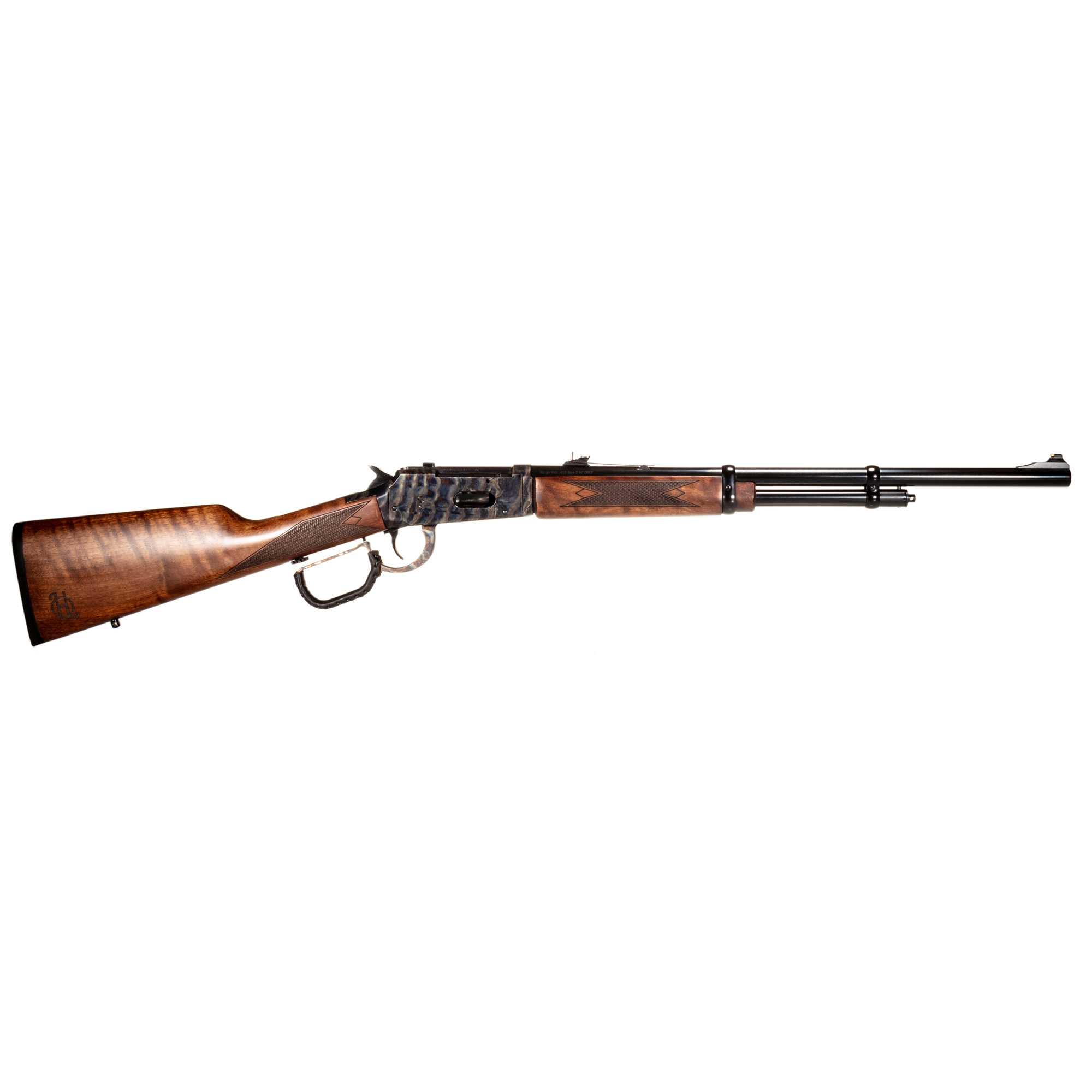 Heritage Manufacturing Range Side Lever Action, 410 Bore, 20in. Barrel, 5rd, Wood Stock & Forend. Color Case Hardened Receiver. - Black (RS41020CH)