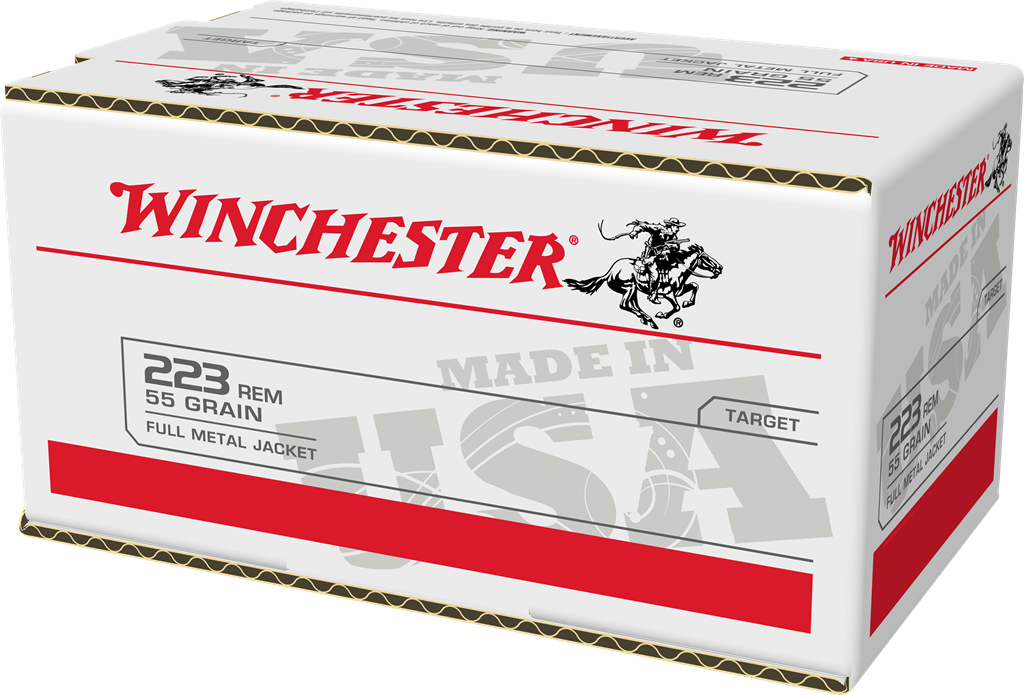 Winchester Usa Rifle 223 Remington Full Metal Jacket 55 Grain 200 Rounds