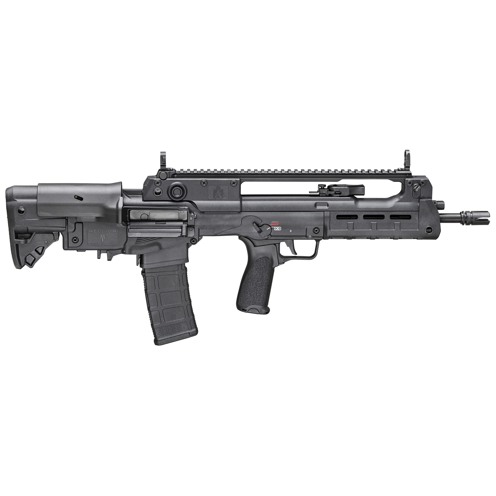 Springfield Armory HL916556B Hellion Bullpup 5.56x45mm NATO 16" 30+1 Black Rec/Barrel Black 5 Position Adjustable with Cheek Riser Stock Black Bravo Mod 3 Grip Ambidextrous Hand