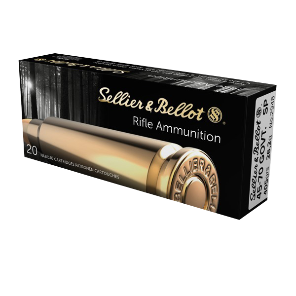Sellier and Bellot Rifle 45-70 Government Soft Point 405 Grain 20 Rounds