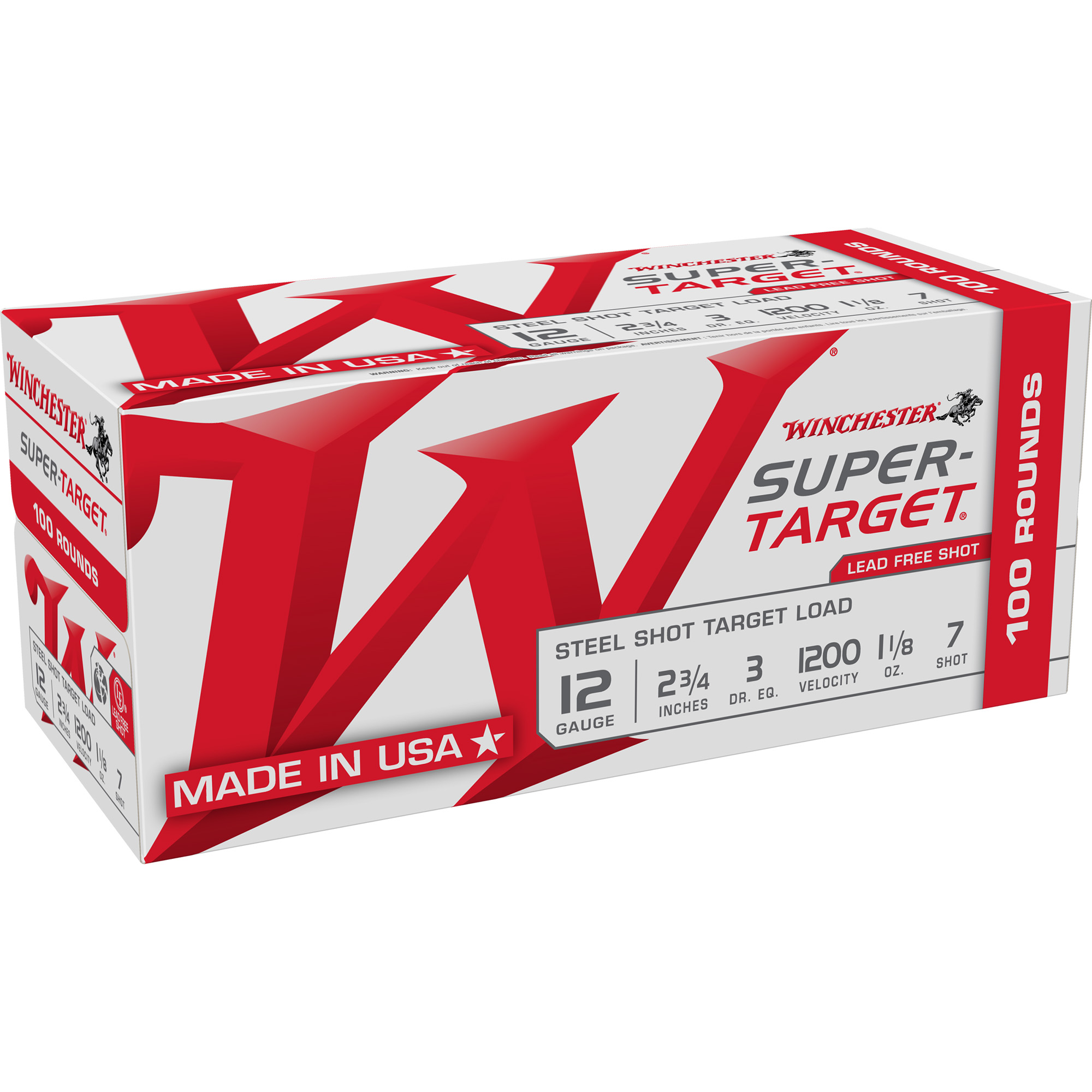 Winchester Super Target 12 Gauge Shot 1 1/8 oz 200 Rounds