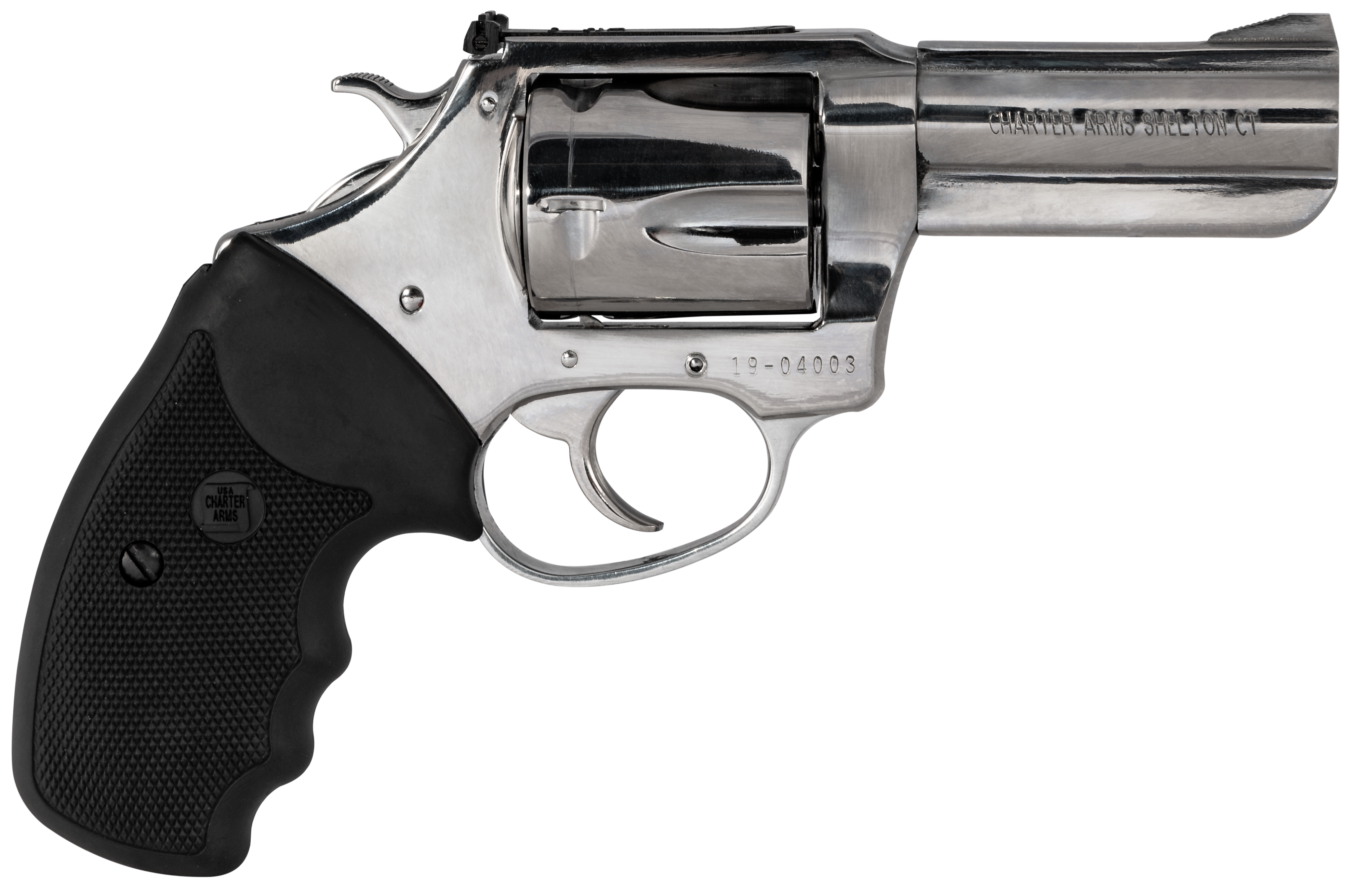 Charter Arms Mag Pug 357 Magnum 3 Inch 5 Shot High Polished Stainless Steel