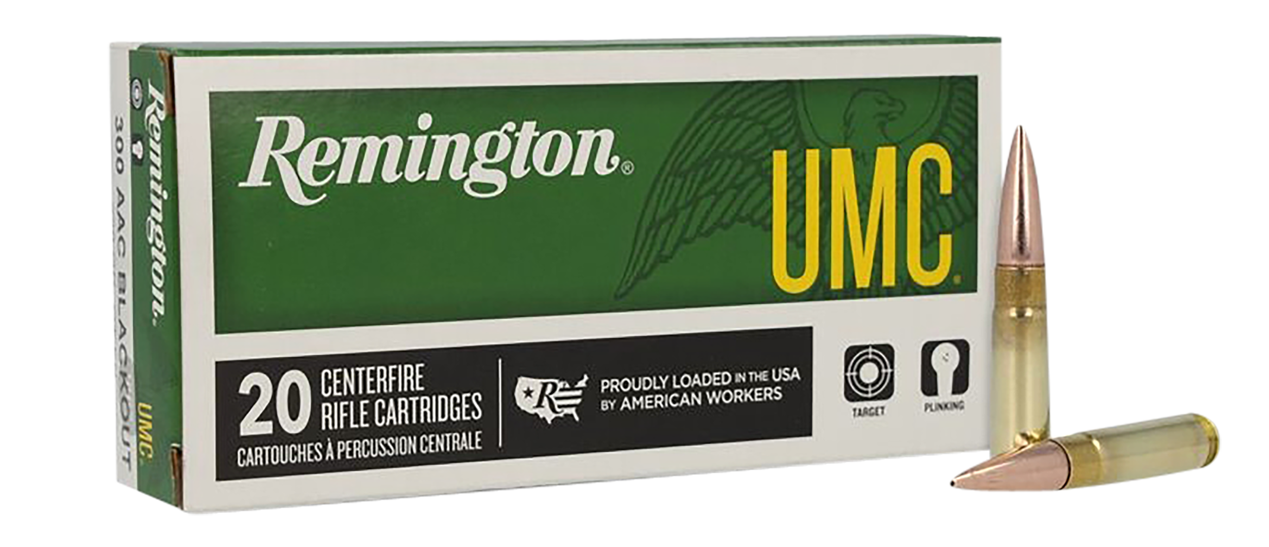 Remington Umc 300 Aac Blackout Full Metal Jacket 150 Grain 20 Rounds