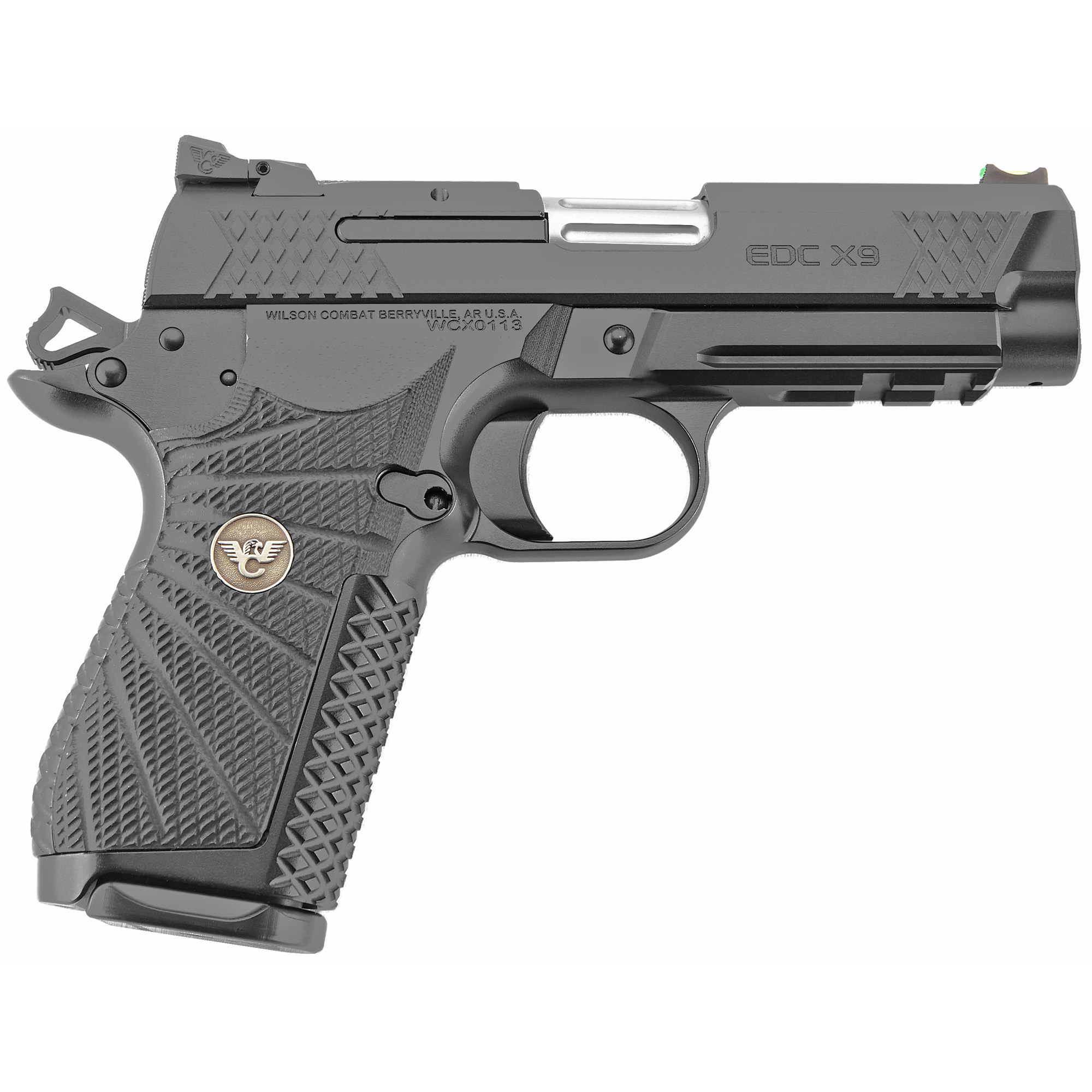 Wilson Combat EDC-X9 9mm Luger 4 Inch Barrel 15 Rounds Aluminum X-Frame Lightrail