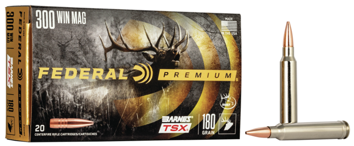 Federal Premium Barnes TSX 300 Winchester Magnum All-Copper 180 Grain 20 Rounds