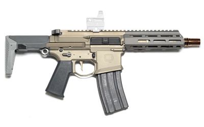 Q Honey Badger SBR 300 BLK 30rd Magazine 7" Barrel Grey Accents