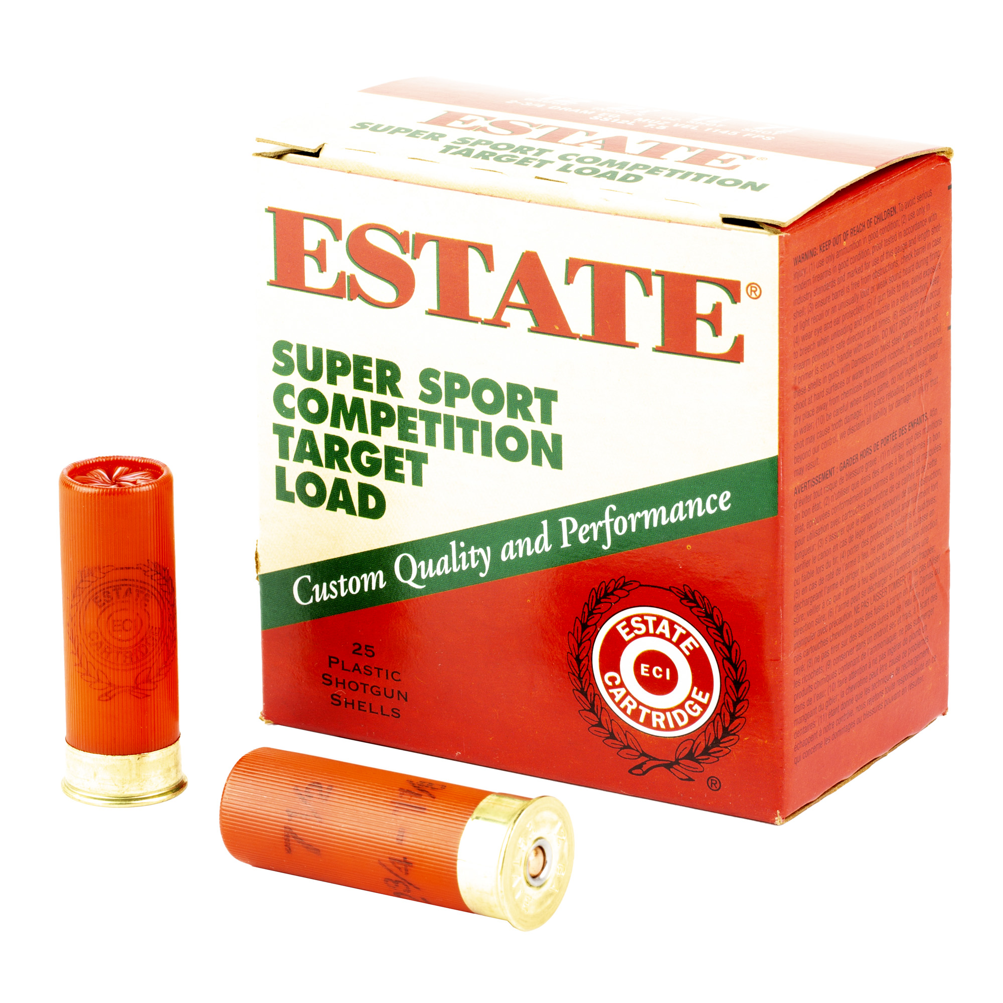 Federal Estate Super Sport 12 Gauge 7.5 Shot 1 1/8 Ounce 25 Rounds