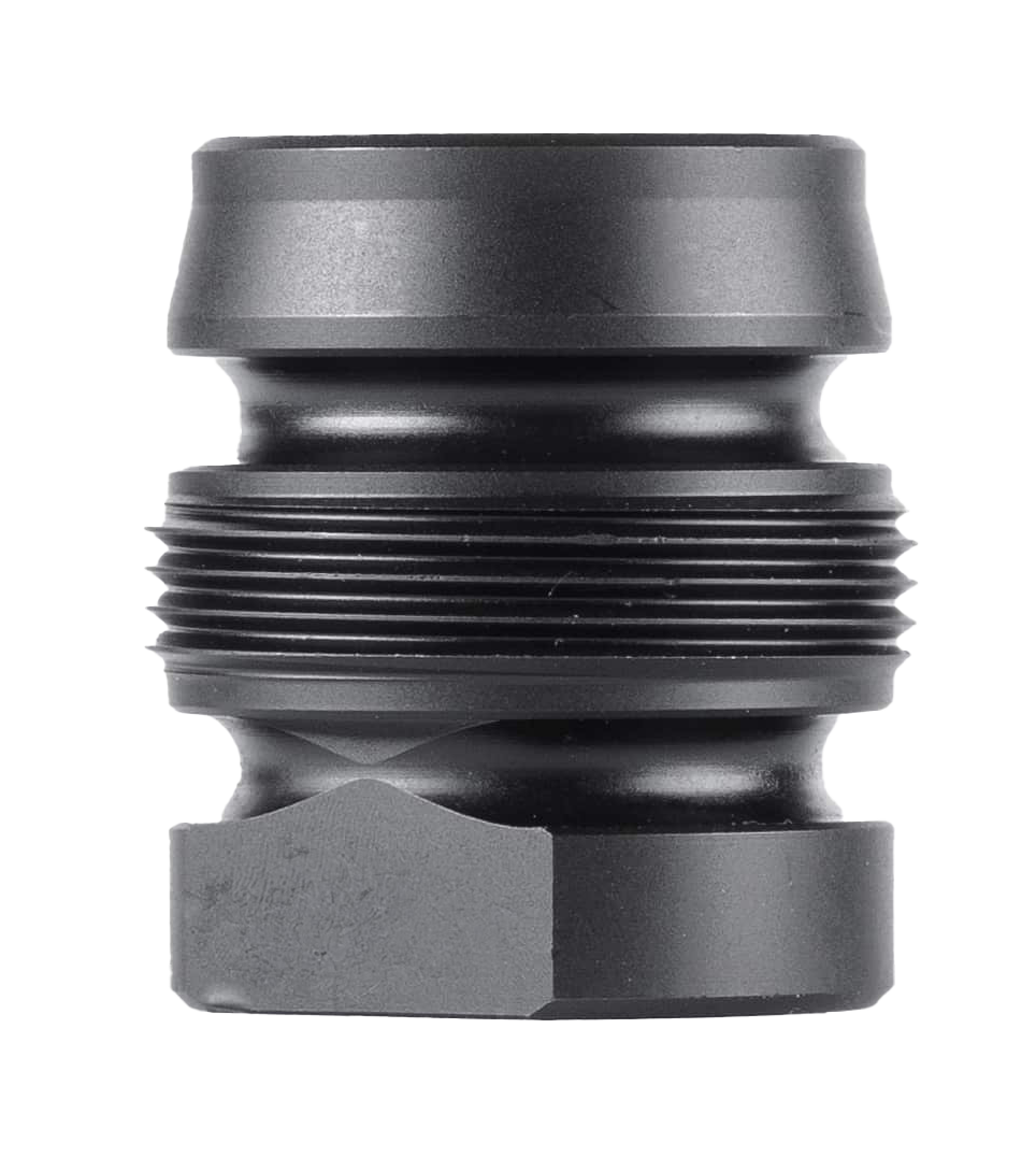 Dead Air DA143 Xeno Xero Black 4140 HT Alloy Steel 9/16x24 RH Threads 1.105" OAL 0.99" Diameter 9mm