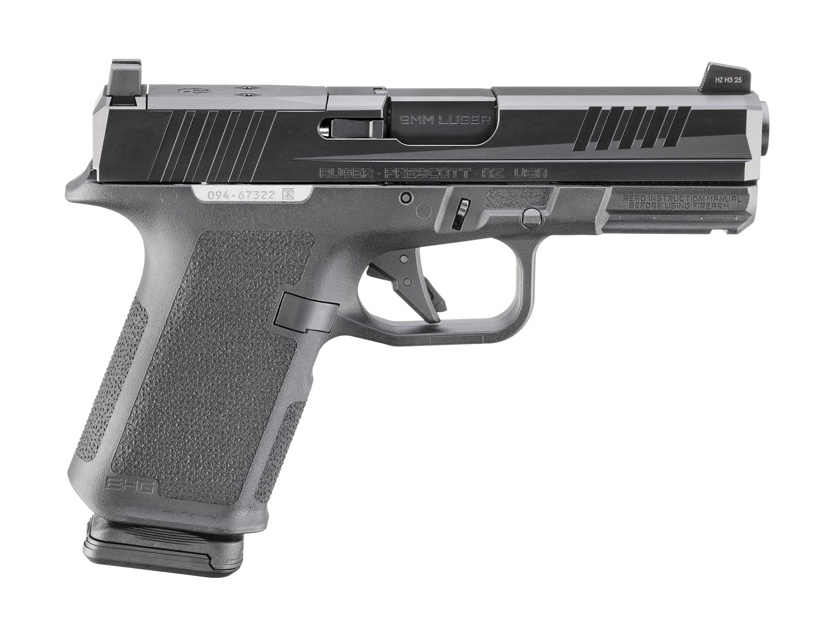 Ruger Rxm 9mm 4 in 15 Round Nitride Finish Magpul Enhanced Handgun Grip