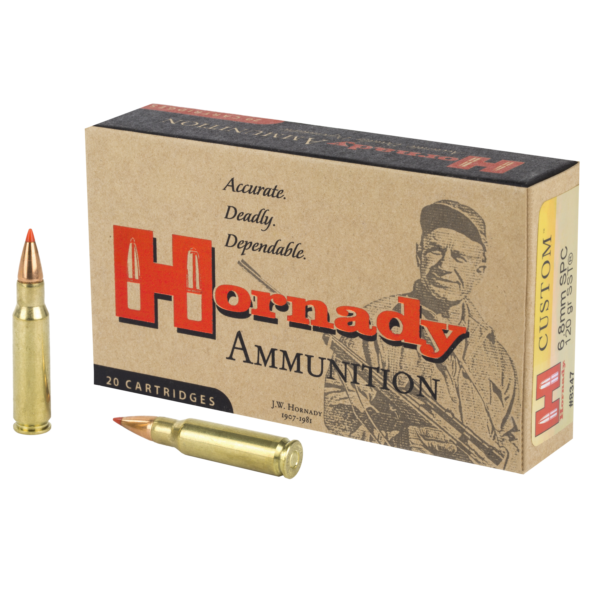 Hornady Custom 6.8 Remington Spc Super Shock Tip 120 Grain 20 Rounds
