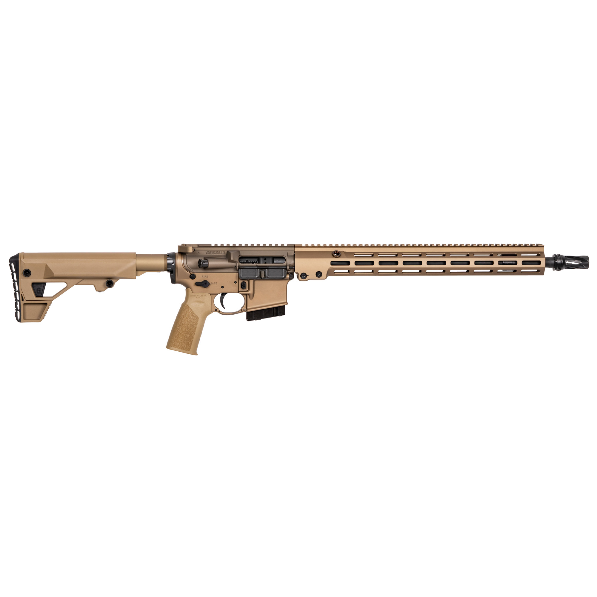 Geissele Automatics GFR Maritime Recce 6mm ARC 16in 5rd Desert Dirt M-LOK Ambidextrous Safety