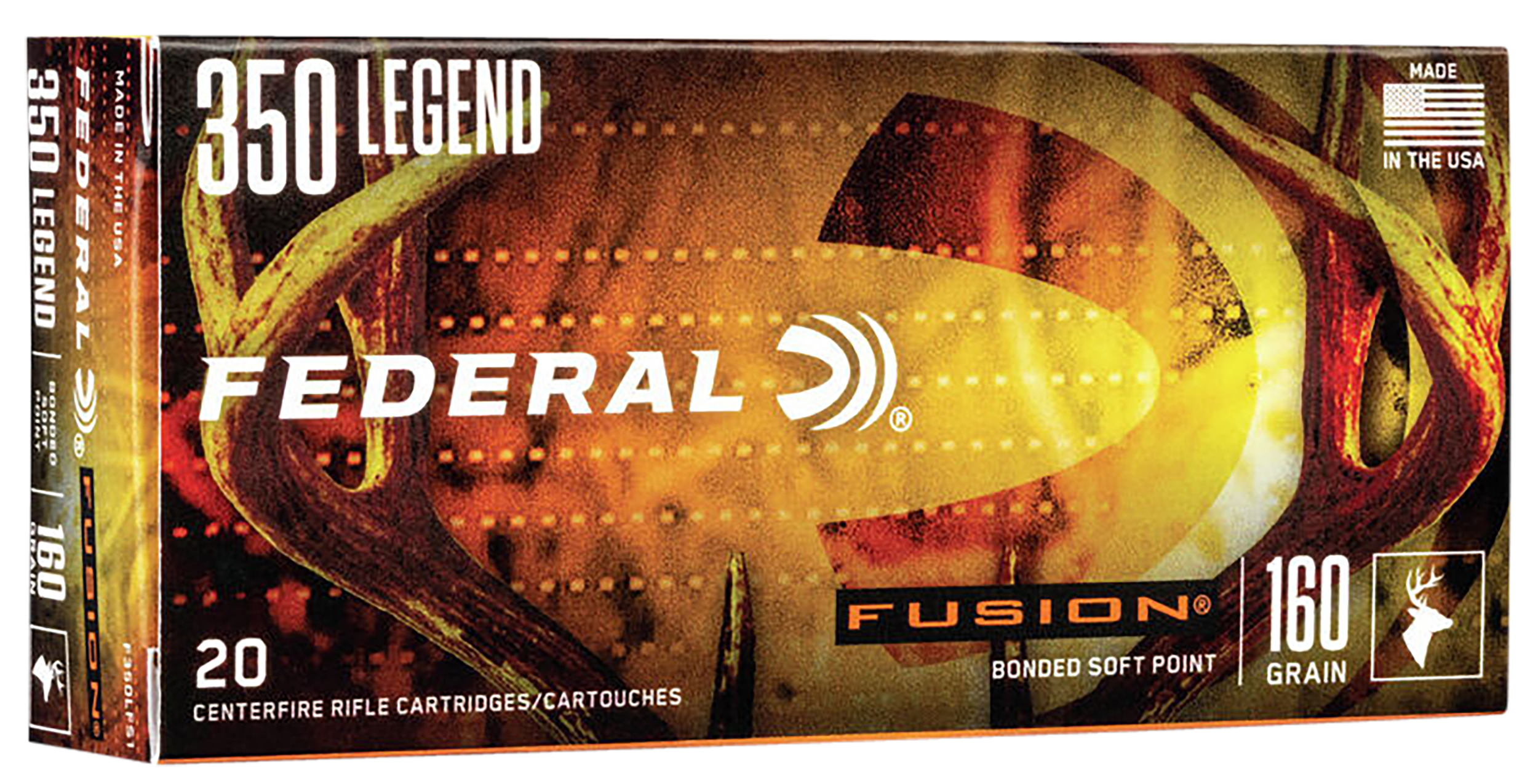 Federal Fusion 350 Legend Bonded Soft Point 160 Grain 20 Rounds
