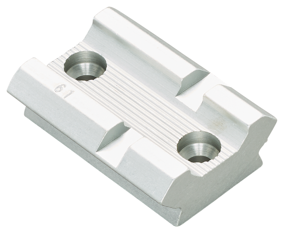 Weaver Aluminum Top Mount 61-S Silver Base for Various Firearm Models