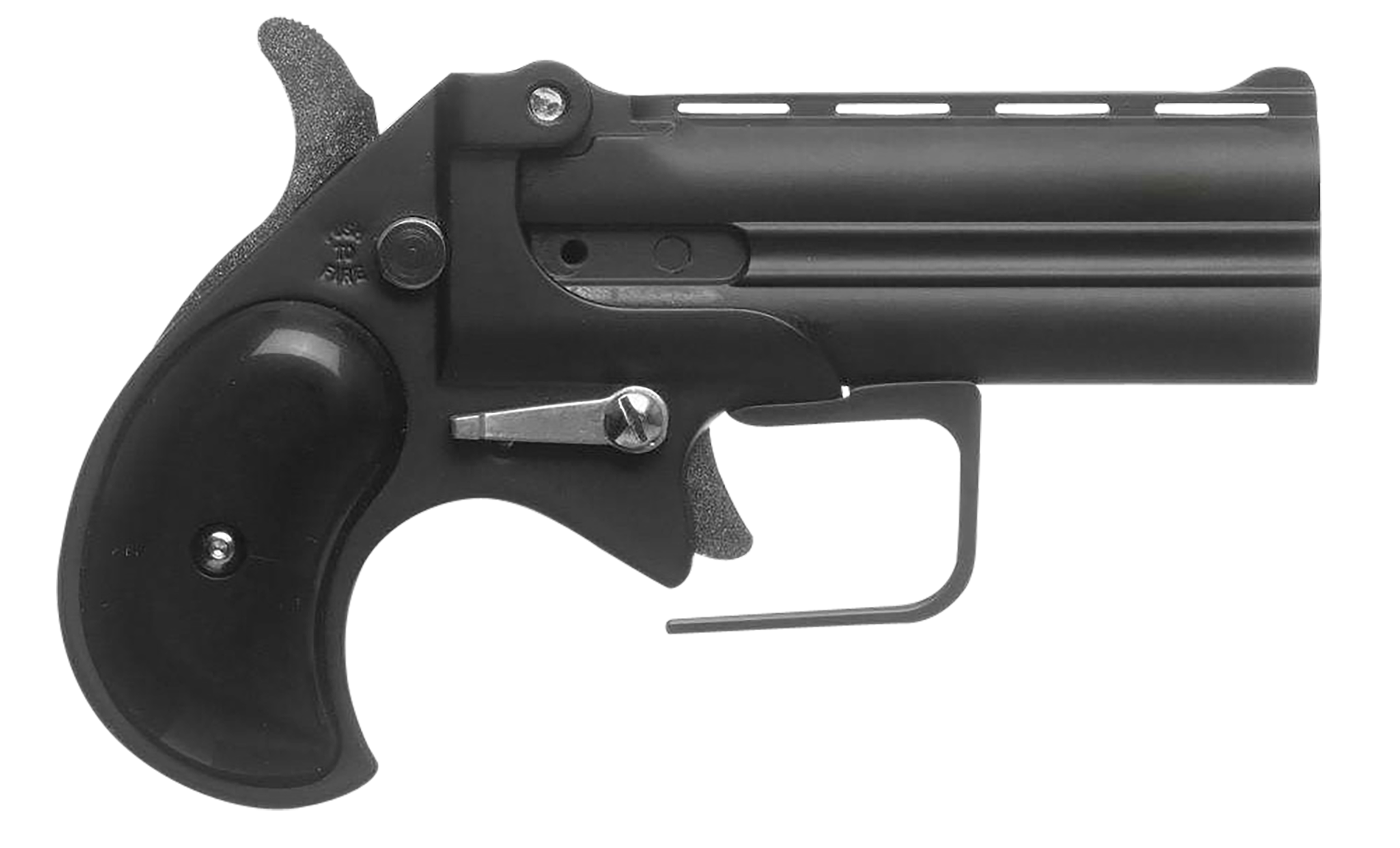 Cobra Pistol BBG9BB Derringer Big Bore 9mm Luger 2 Shot 3.50" Black Barrel, Frame w/Black Plastic Grips