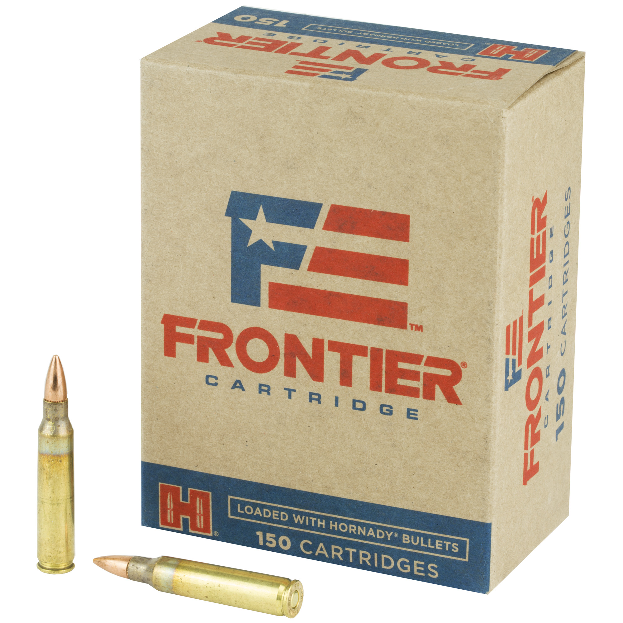 Hornady Frontier Rifle Ammo 5.56 NATO 55 gr. FMJ 150 rd.