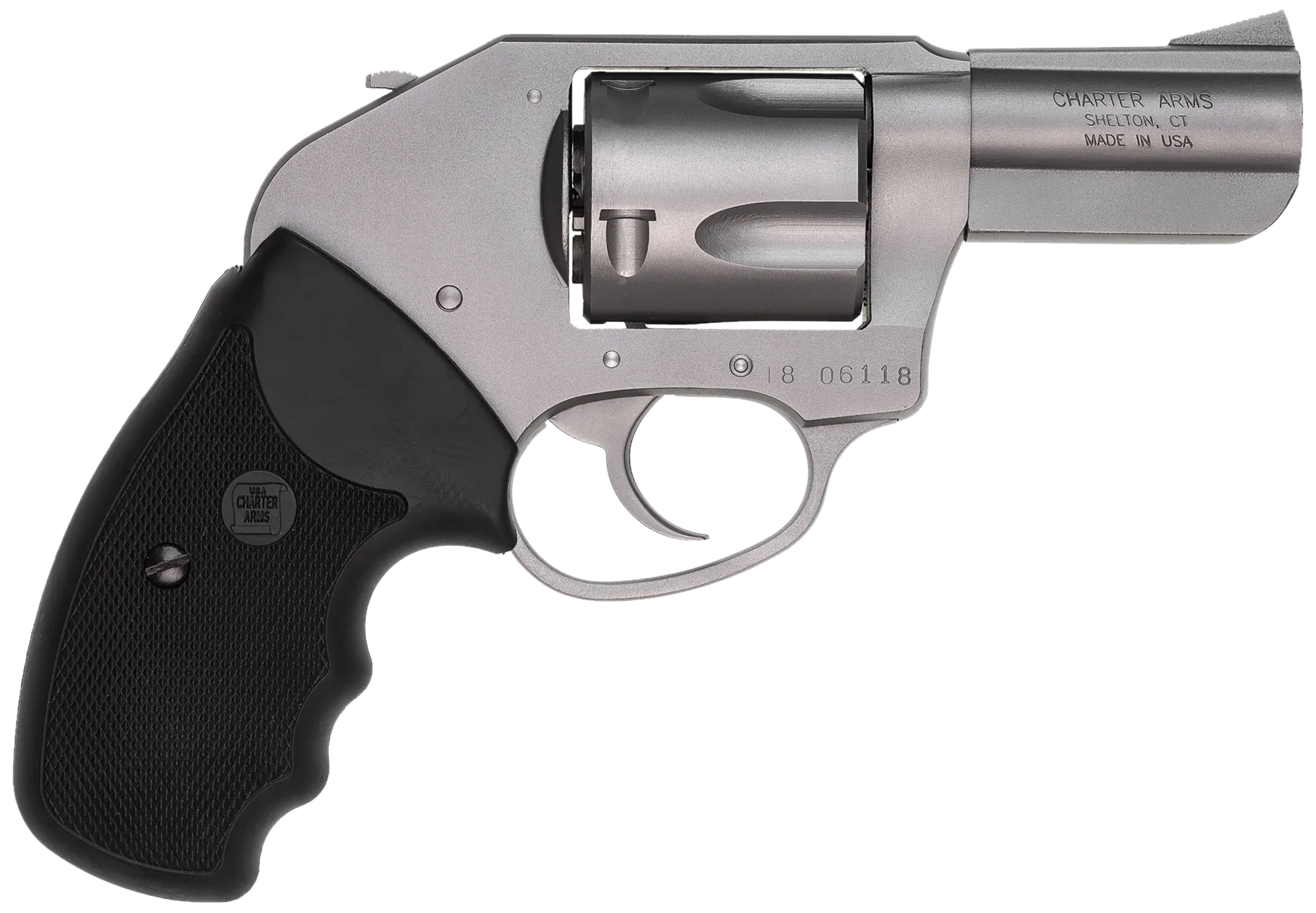 Charter Arms Bulldog 44 Special 2.5 in 5 rd Stainless Full Grip
