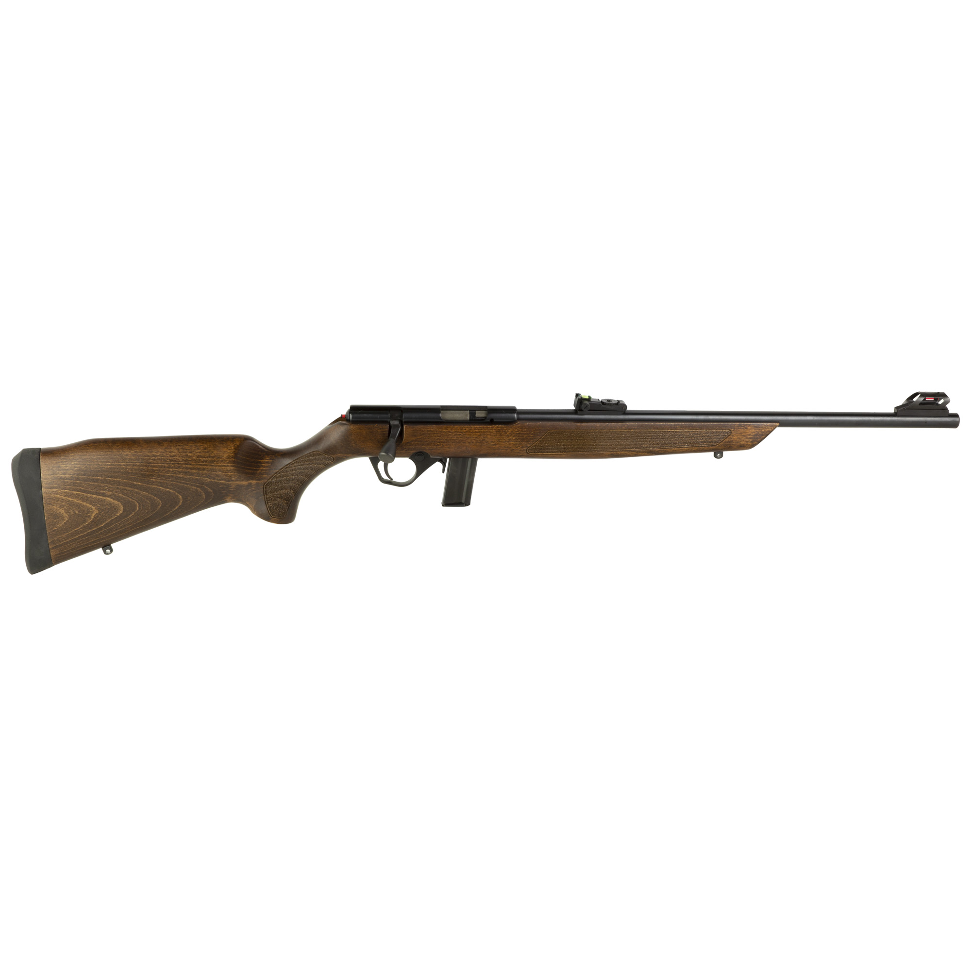 Rossi RB22 22 Long Rifle 18" 10 Rounds Matte Steel Wood Monte Carlo Stock-img-0