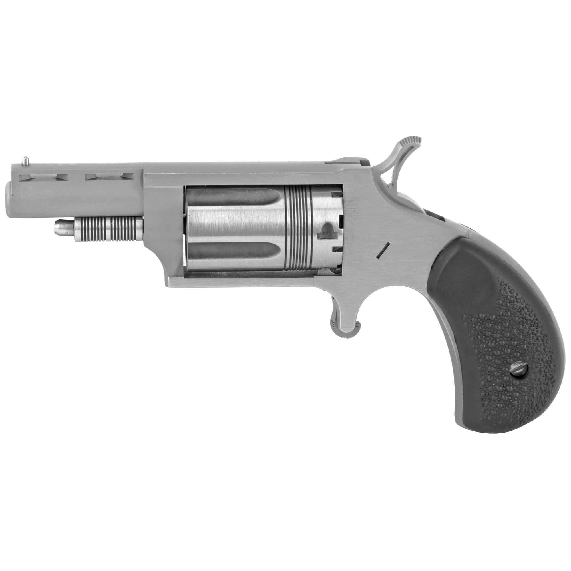 NAA Wasp Mini-Revolver 22 WMR Stainless-Black 1.63 in. 5 rd. 744253002298-img-1