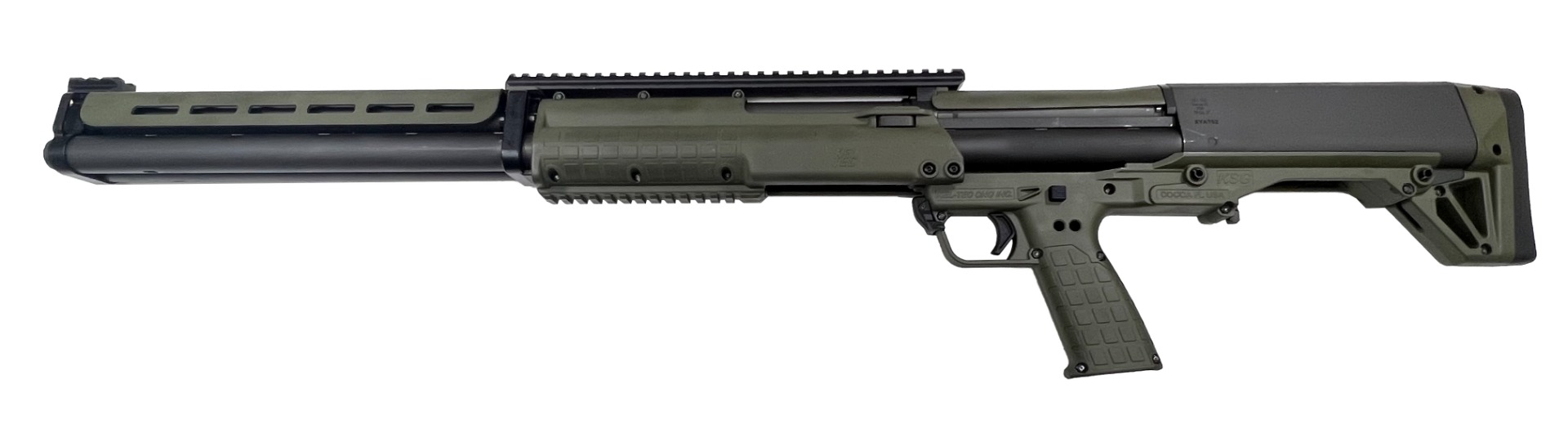 KelTec KSG25 12 Gauge 30.5in Barrel 24 Round Capacity OD Green Bullpup Pump-img-1