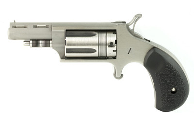 NAA Wasp Mini-Revolver Combo 22 LR-.22 WMR Stainess-Black 1.63 in. 5 rd.-img-0