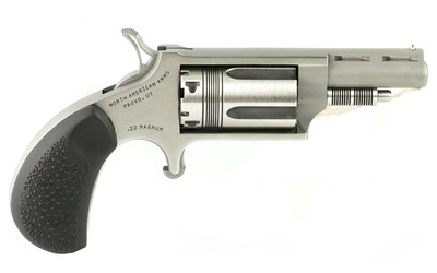 NAA Wasp Mini-Revolver Combo 22 LR-.22 WMR Stainess-Black 1.63 in. 5 rd.-img-1