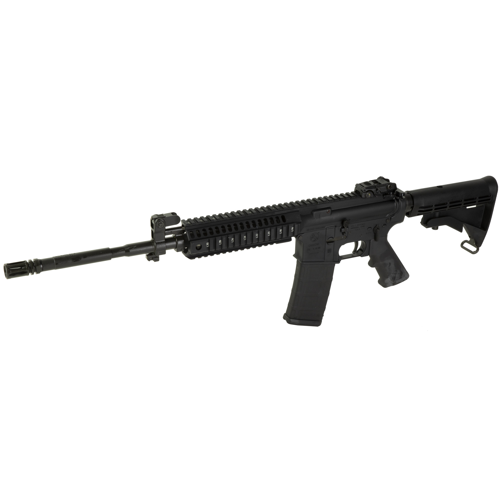 Colt M4 Carbine Monolithic 5.56x45mm Nato 16.1 inch 30 Round Matte Black-img-2