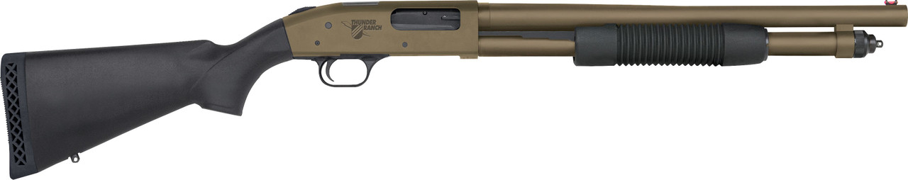 Mossberg 590 Thunder Ranch Security 12 Gauge 18.5in 6+1 Patriot Brown an...-img-0