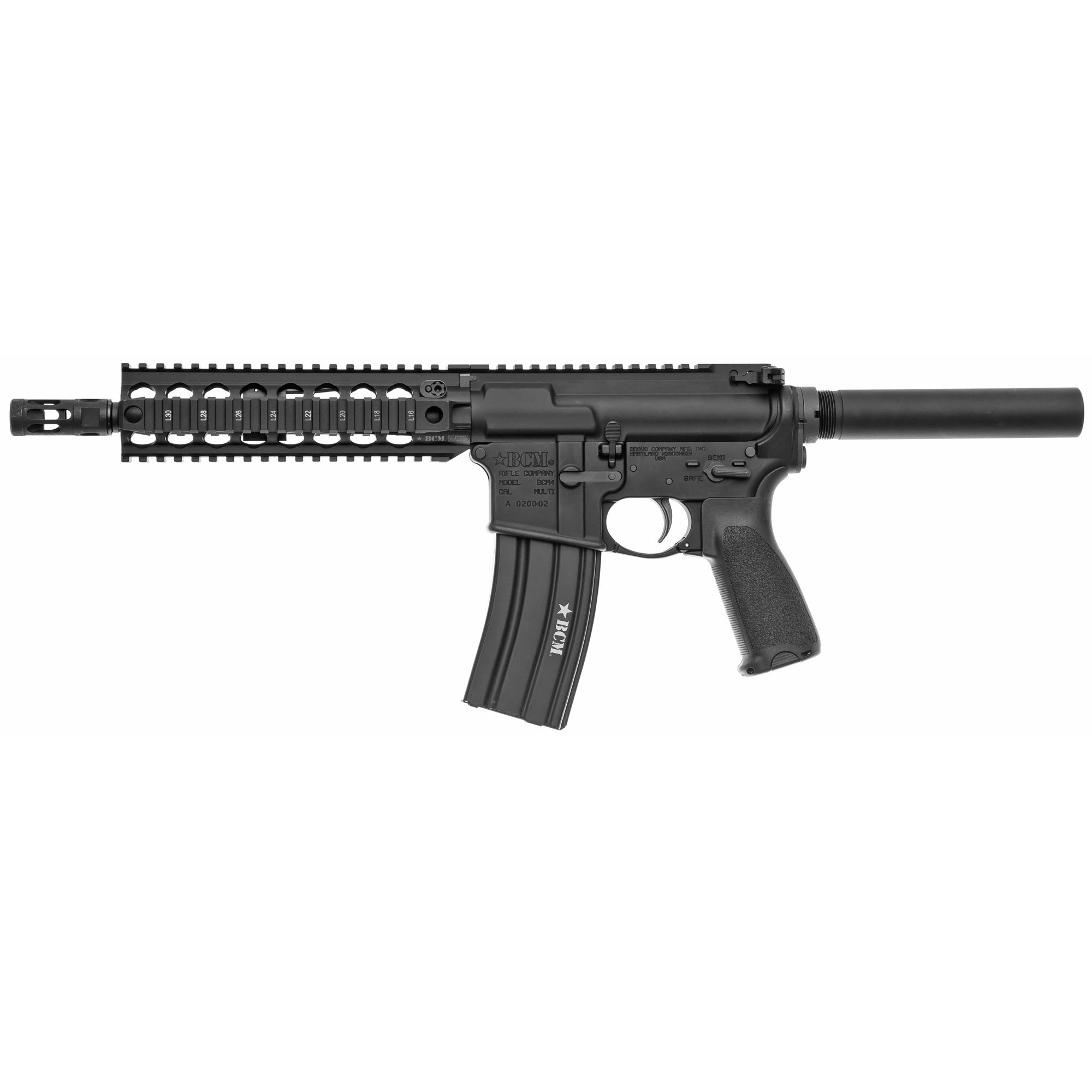 Bravo Company USA Recce 9 QRF 300 AAC Blackout 9" 30 Rounds Black 503-830-img-1