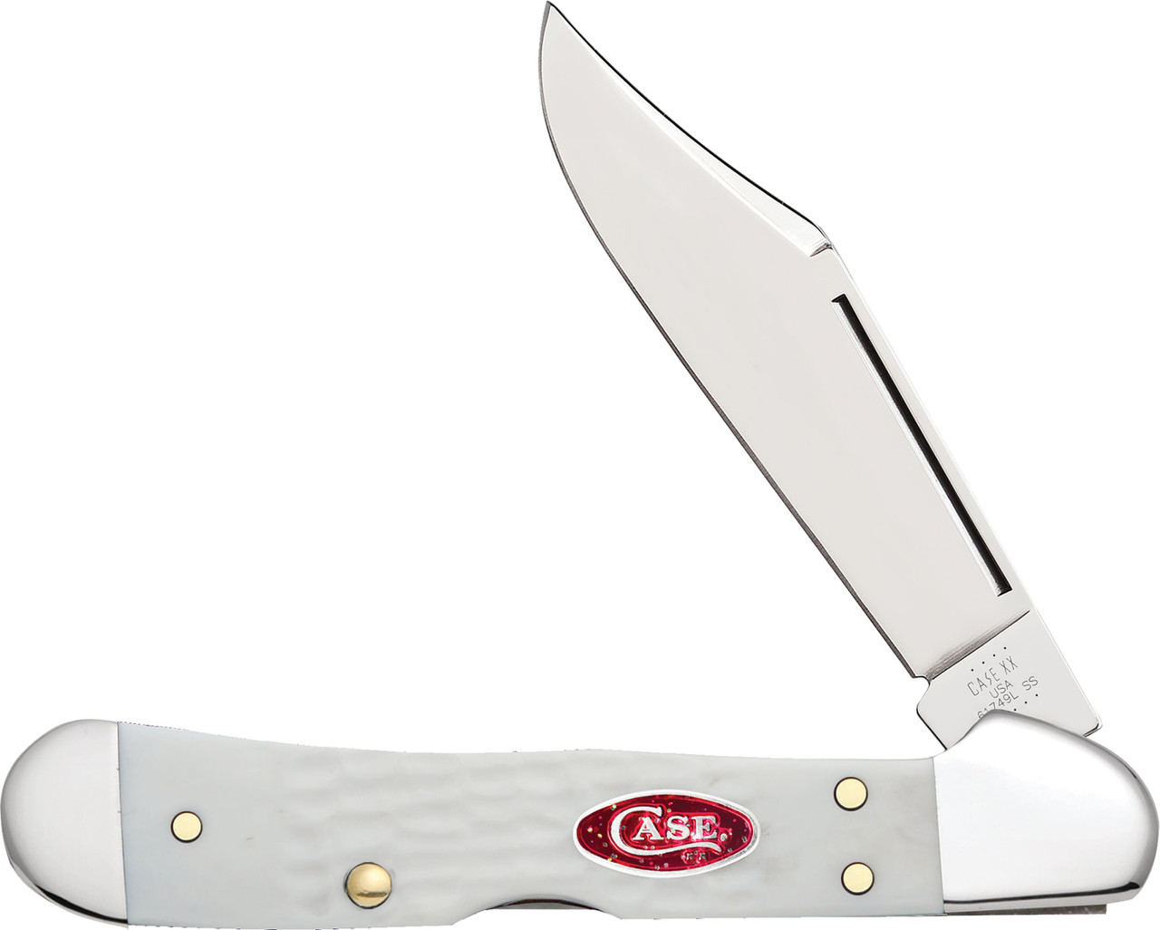 CASE KNIVES WHITE SYNTHETIC-img-0