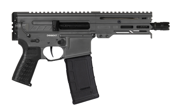 Cmmg Dissent 300 Blackout 6.5in Braced Tungsten Finish Armalite Pistol-img-0