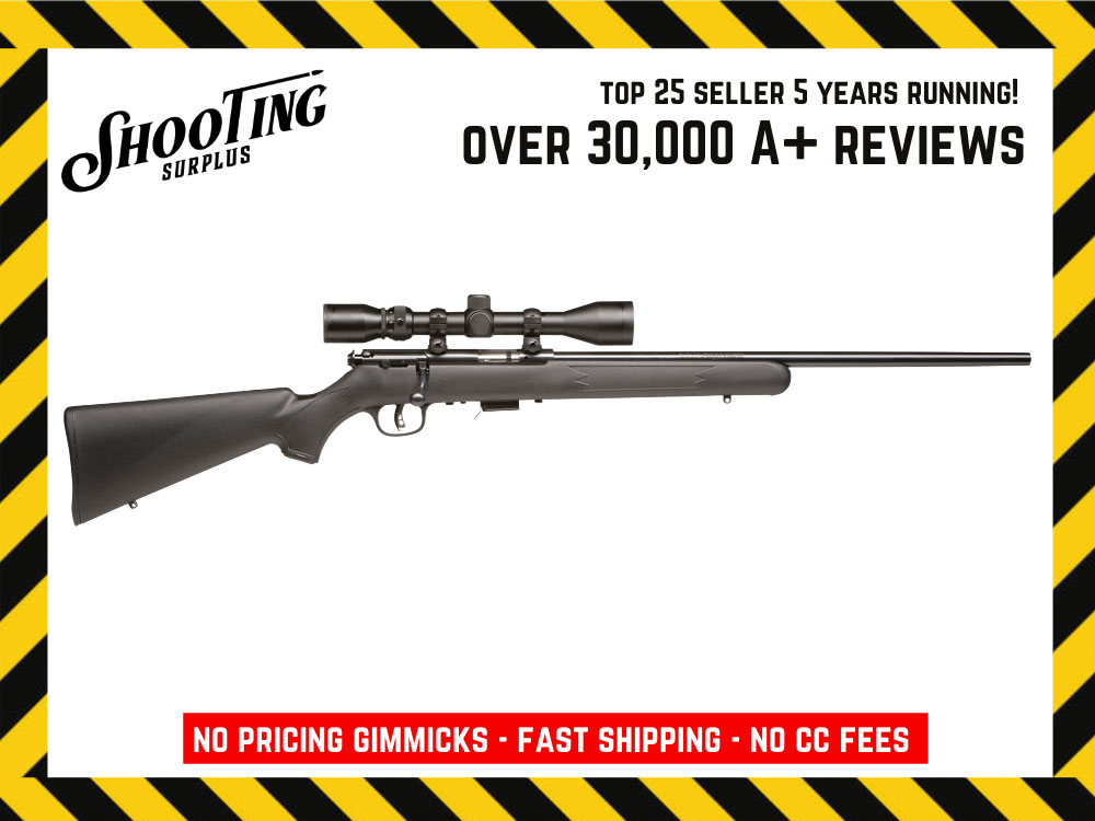 Savage 93R17 FXP 17 HMR 21 in. 5 Matte Blued Synthetic Right Hand-img-0