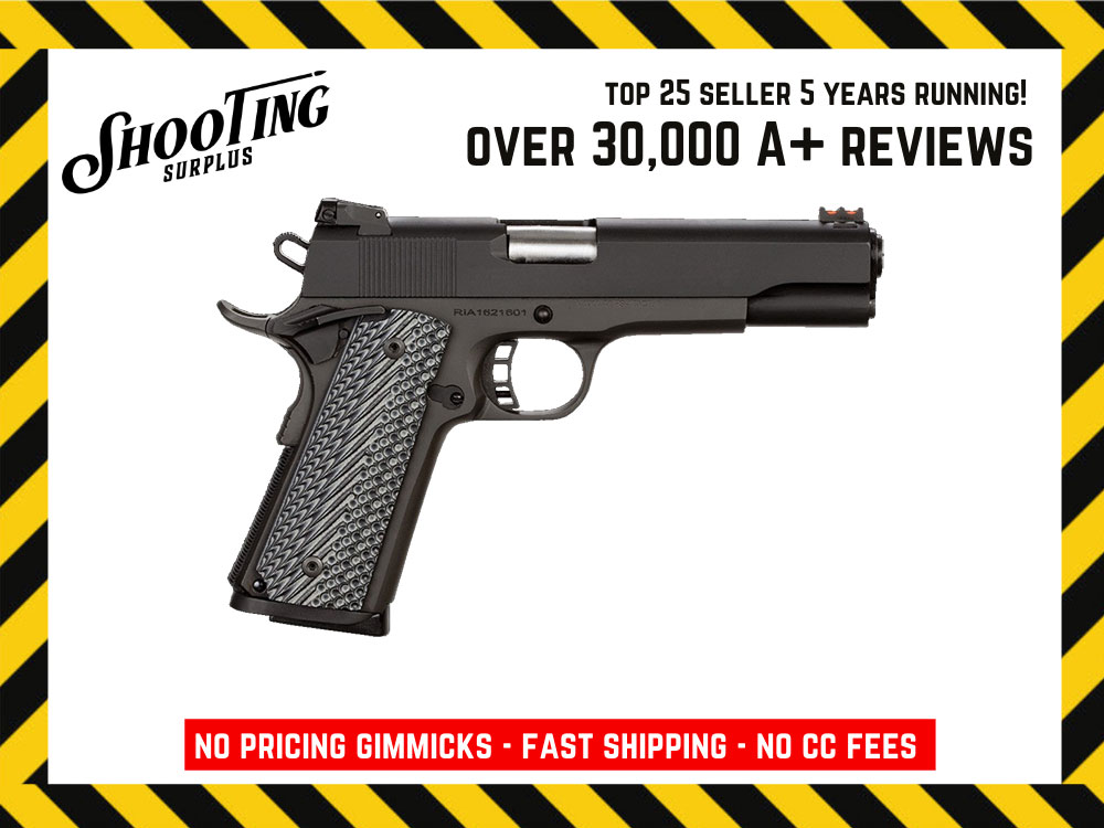 Rock Island Ultra FS 1911 Pistol 45 ACP 5 in. Black Parkerize 8 rd.-img-0