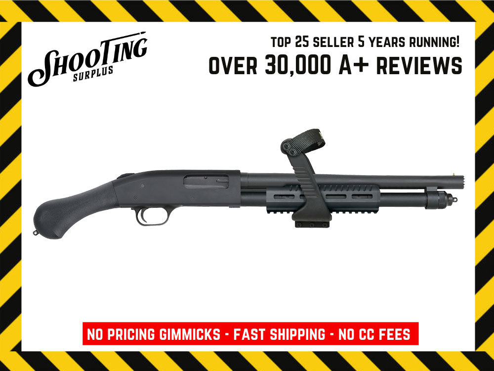 Mossberg 590 Shockwave Shock n Saw 12 Gauge 14.38 inches 5 plus 1 Blued ...-img-0