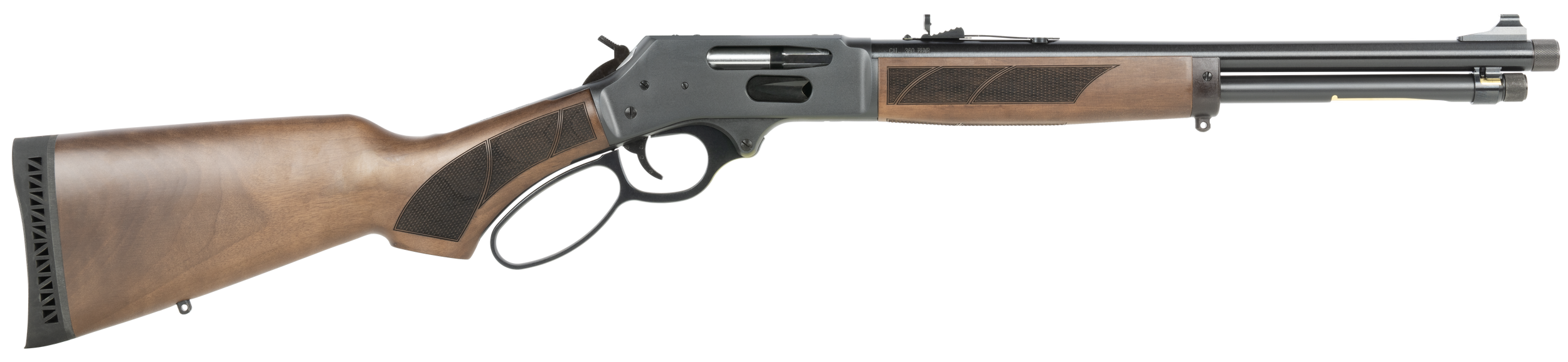 Henry Protector Carbine 360 Buckhammer 16.5" Threaded 4rd Walnut Rifle-img-0