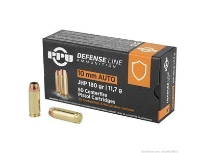 Prvi partizan handgun defense 10mm 180gr jacketed hollow point - 50rd-img-0