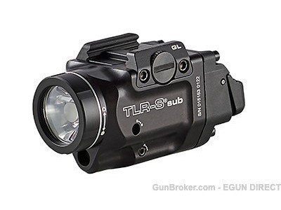 Streamlight tlr-8 sub for 1913 short models c4 led w-laser 69418-img-0
