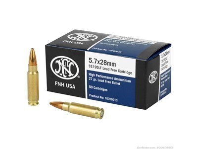 Fn self defense 5.7x28mm 27gr lead free hollow point - 50rd-img-0