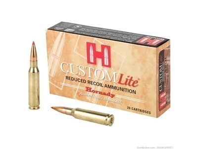 Hornady custom lite 7mm-08 low recoil 120gr sst - 20rd-img-0