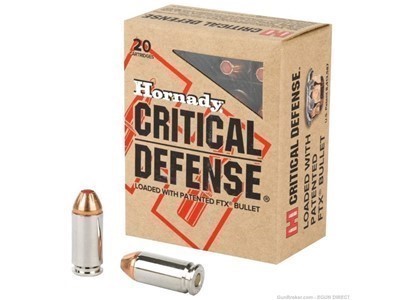 Hornady critical defense 40 s&w 165gr flextip - 20rd-img-0