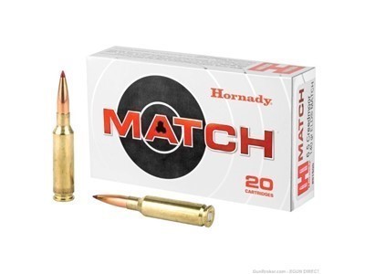 Hornady match 6.5 creedmoor 140gr eld - 20rd-img-0