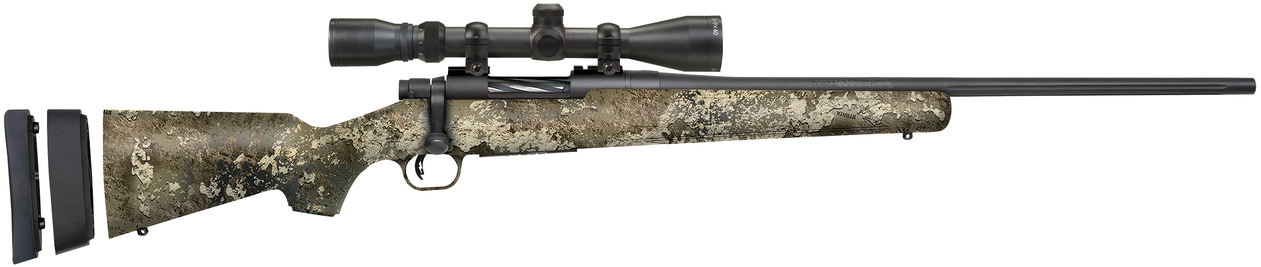 Mossberg 28257 patriot super bantam w-optic 350 legend 4+1 22" matte blu...-img-0