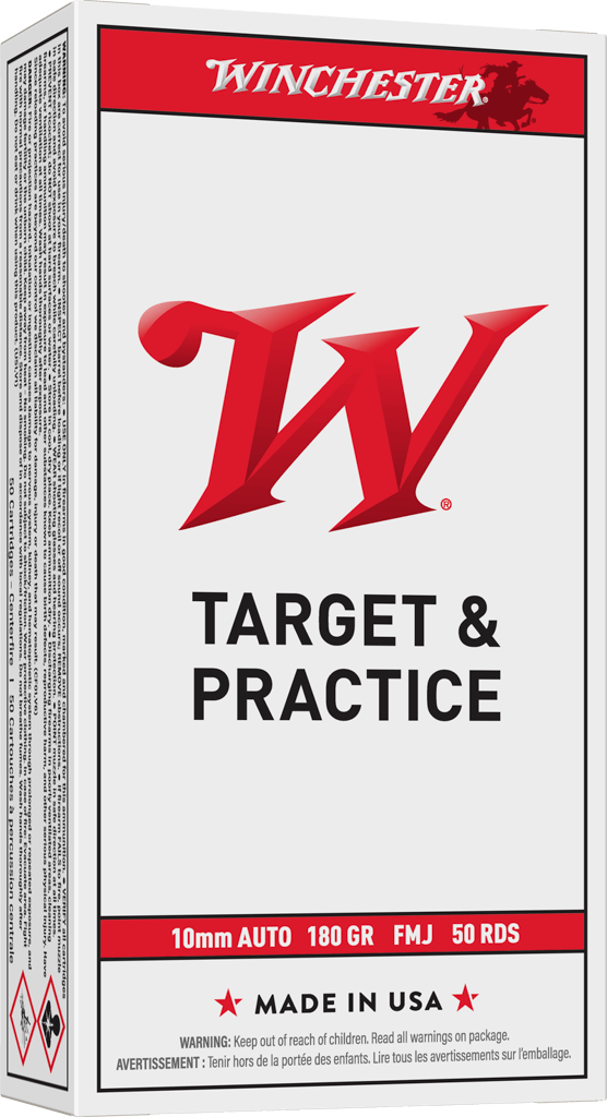 Winchester ammo usa10mm usa  10mmauto 180gr full metal jacket flat nose ...-img-0