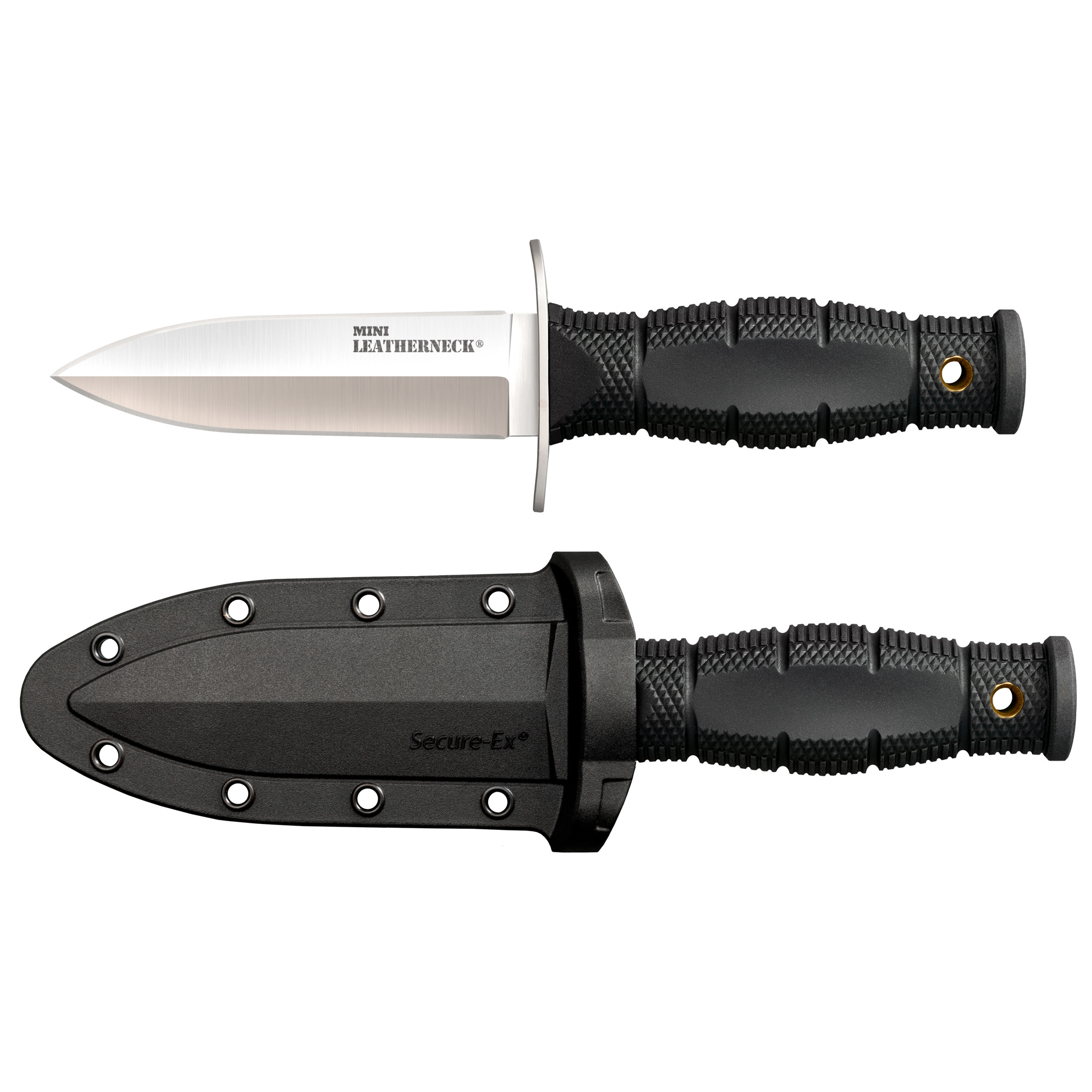 Cold steel mini lthrnck dbl edg 3.5"-img-0