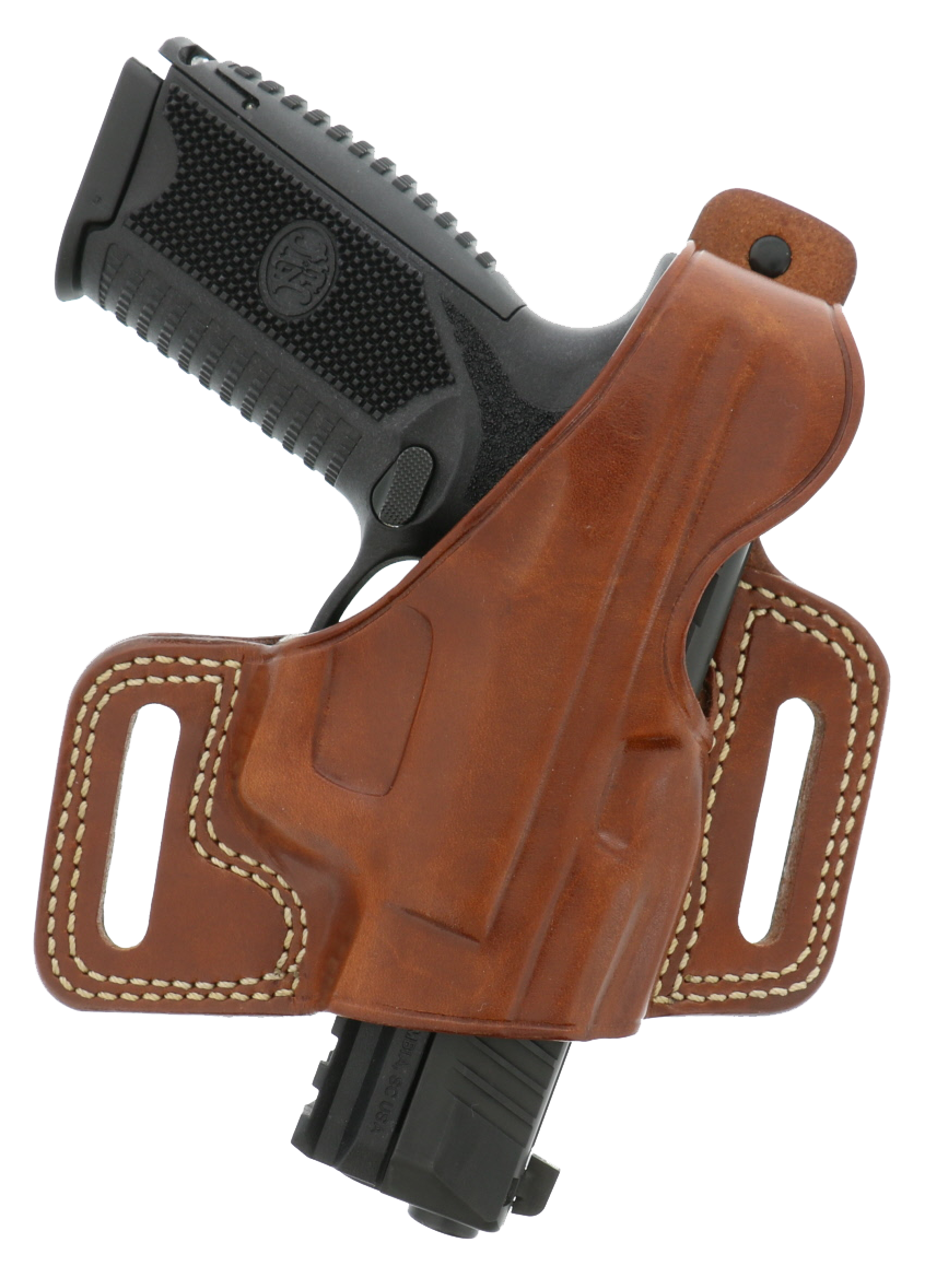 Galco sil212 silhouette owb tan leather belt slide fits 1911 3.50"...-img-0