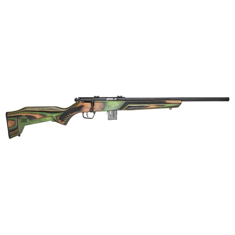 Savage arms 93 minimalist green rifle 22 wmr 10-rd 18" barrel wood-img-0
