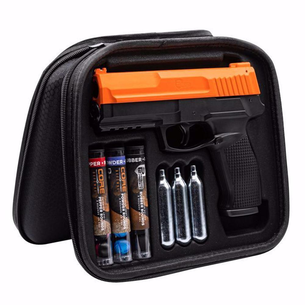 Umarex p2p secure 68p pepper defense kit 16j -.68 cal orange black-img-0